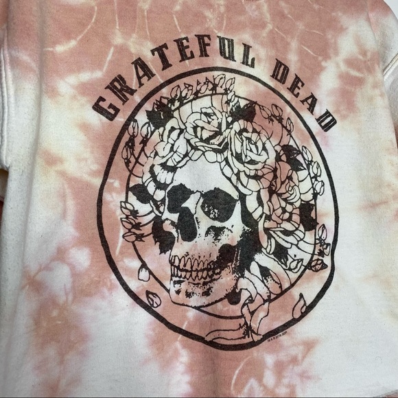 Soul Cycle Grateful Dead Tie Dye Crop Sweatshirt - Picture 9 of 10